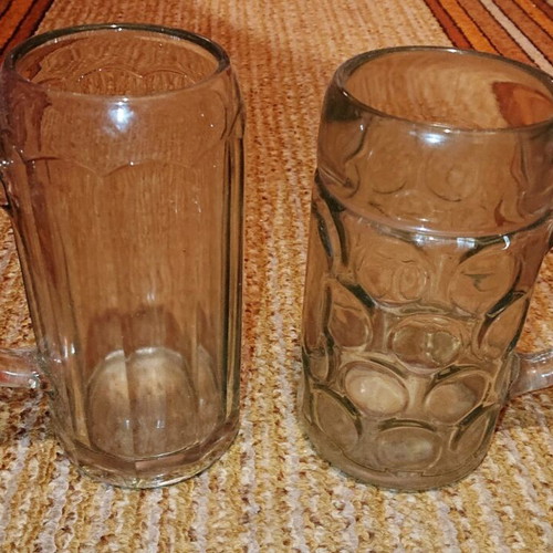 Beer mugs like new, set from Canary Islands, Sweden, France, Italy