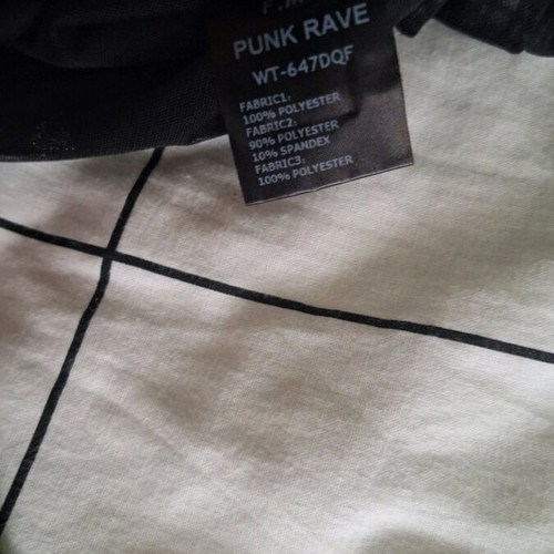 Punk Rave short-sleeve top new, black, M/L