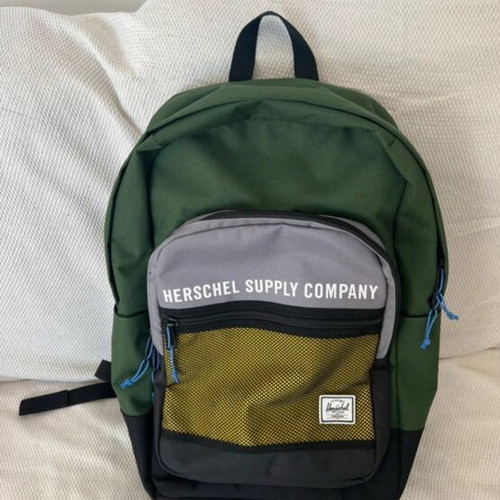 Herschel backpack brand new green and yellow
