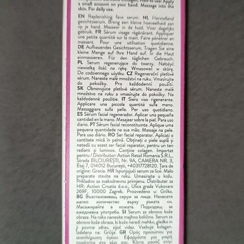 Eliza Jones collagen face serum replenishing new