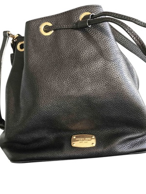 Michael Kors leather shoulder bag like new, black