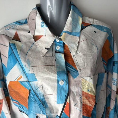 Bimba Y Lola oversize women's shirt like new, S-M, multicolor