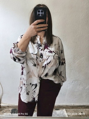 Calvin Klein Shirt New, Worn Once, White Red