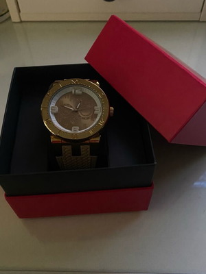 Loisir watch like new, pink-gold, women's
