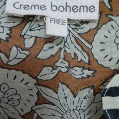 Creme Boheme dress free size, like new, cotton