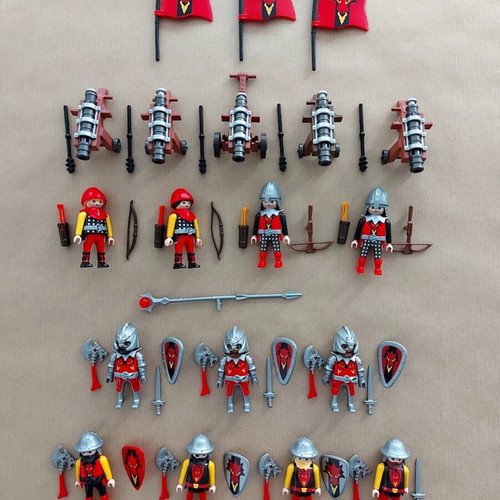 Playmobil Σετ ιππότες του κόκκινου δράκου