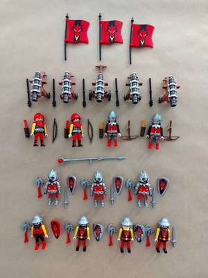Playmobil Σετ ιππότες του κόκκινου δράκου