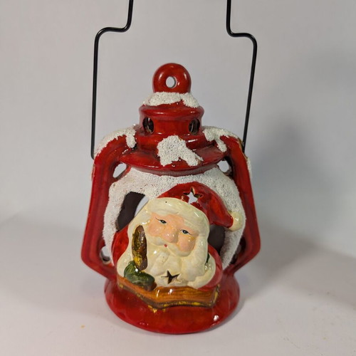 Christmas lanterns used, decorative set
