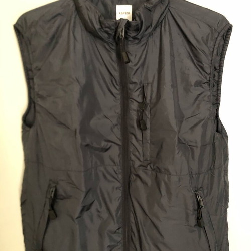 Aspesi Thermore Jil Nylon Vest Men Black S like new