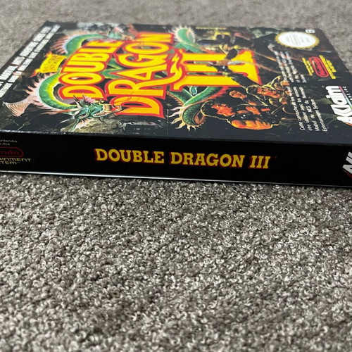 Re-pro box for Double Dragon 3 Nintendo Nes game new