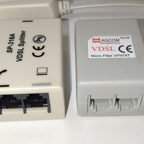 Various cables like new including USB, Ethernet, phone, VDSL splitter