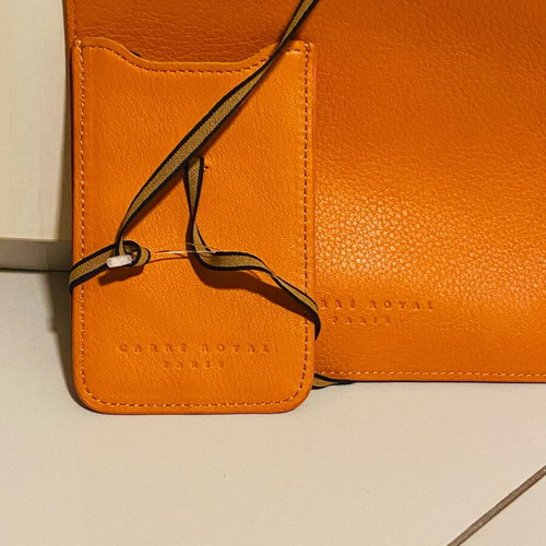 Carré Royal tablet case new leather orange