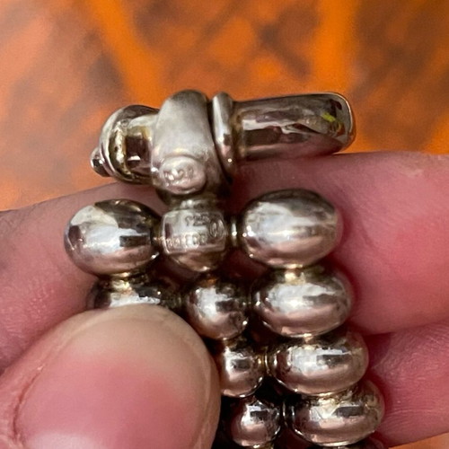 Ilias Lalaounis Vintage Silver 925 Bracelet like new, 75g