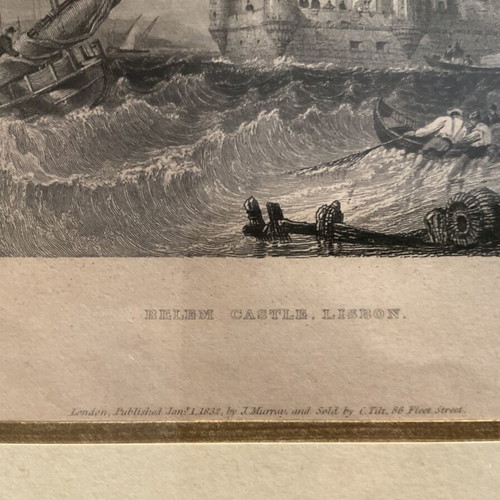 Engraving by E.Finden 1832 with certificate, framed, new