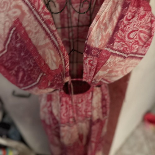 Zara Medium printed jumpsuit with open back and tie waist