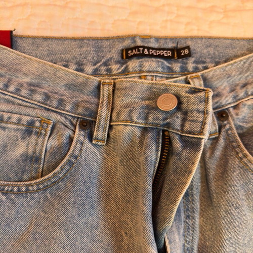 Saltandpepper jeans like new, size M 38 10, blue