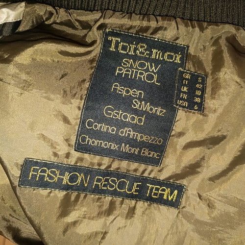 Toi&Moi Snow Patrol puffer jacket like new, beige, size S