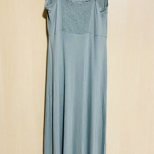 Forever 21 Maxi Dress new, turquoise cotton with slit