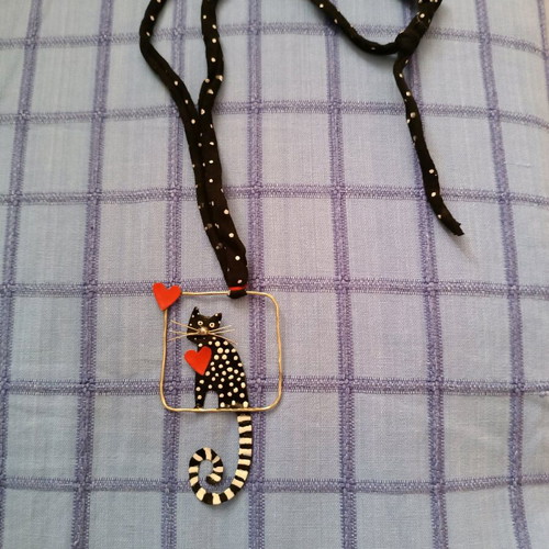 Handmade long necklace like new