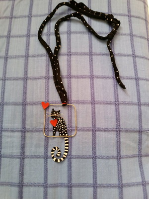 Handmade long necklace like new