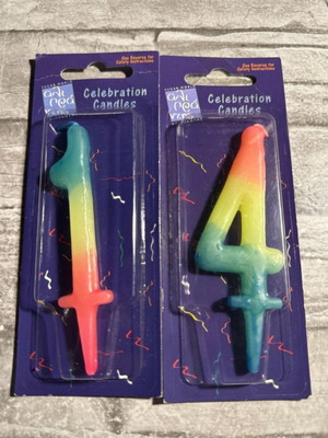 Birthday candles unused