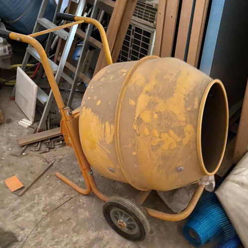 Brava 145 Trolley electric concrete mixer used