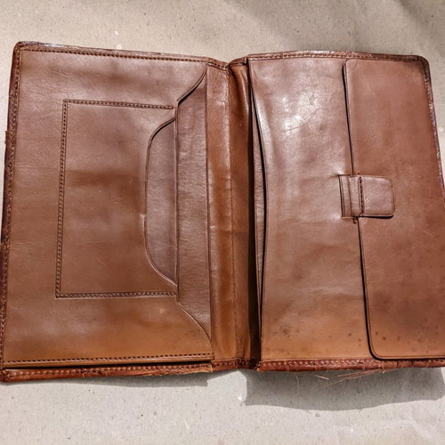 Leather vintage wallet like new, brown
