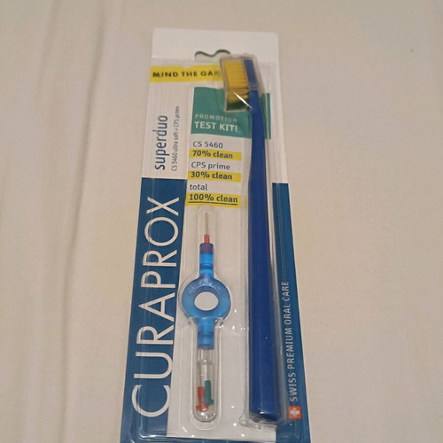 Curaprox toothbrush and interdental brush new, sealed package