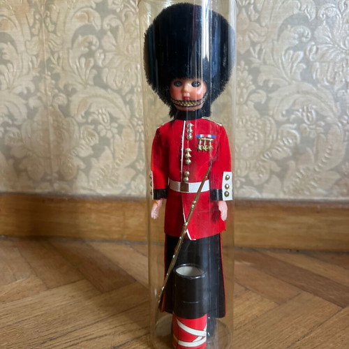 English Guard Doll and Matchbox New, Collectible