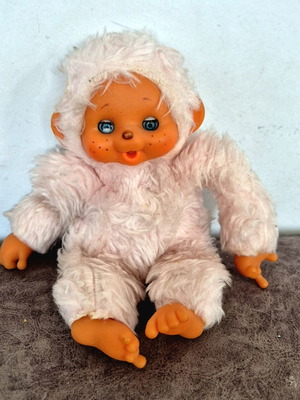 El Greco Zavolaki pink monkey used plush toy