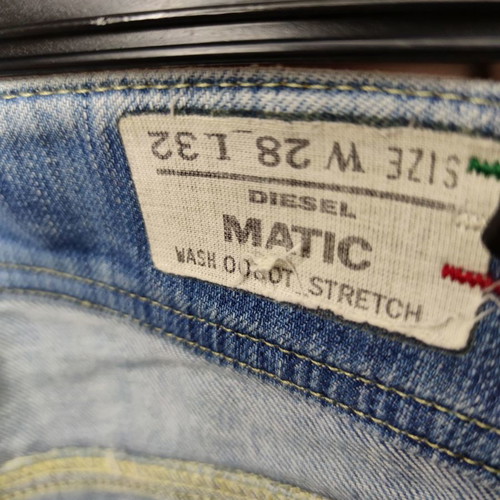 Diesel No28 skinny jeans used, low rise