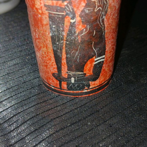 Egyptian collectible shot glass used