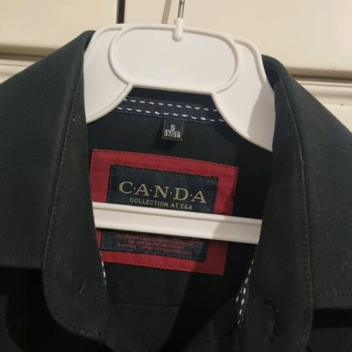 Canda men's shirt size Small black like new