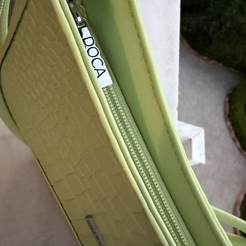 Doca crossbody bag new, light green shade