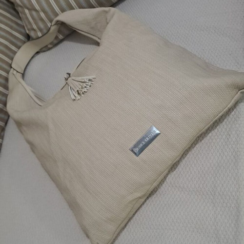 Prince Oliver shoulder bag used, ecru, polyester, large capacity