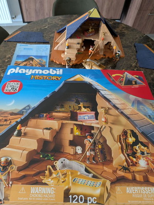 Playmobil History 5386 Pharaoh's Pyramid set like new