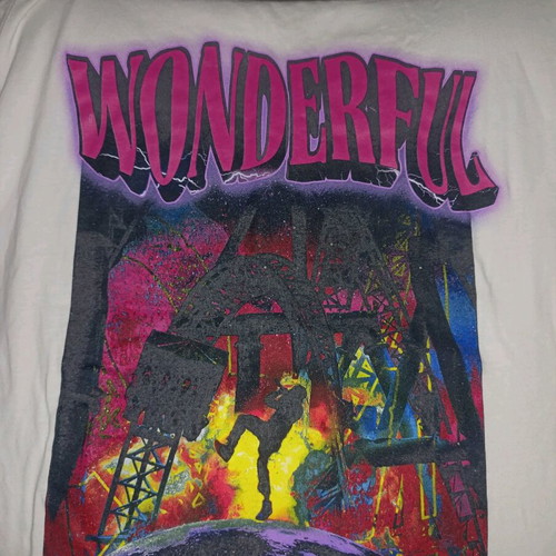 Travis Scott tee size L like new, white Mister Tee