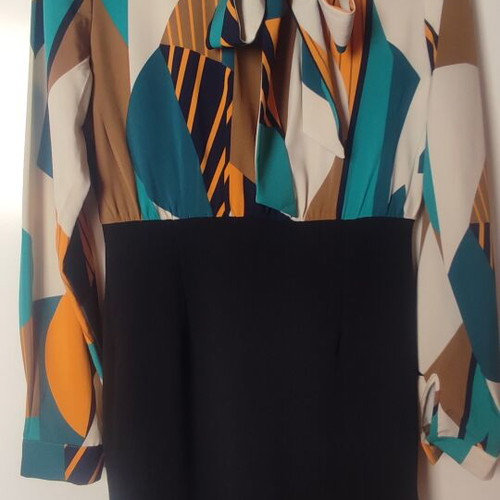 Shein Mini Dress Geometric Print Like New, Size S/M