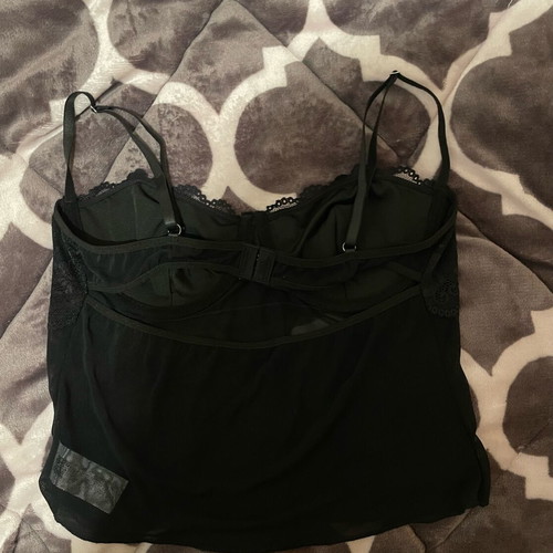 Black lace top size L from Shein new