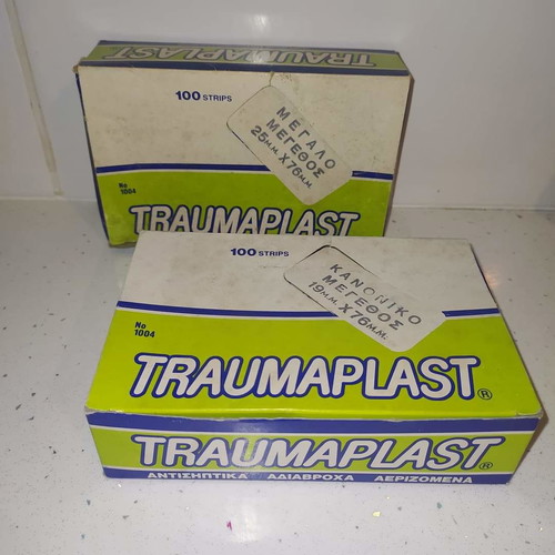 Traumaplast used, pack