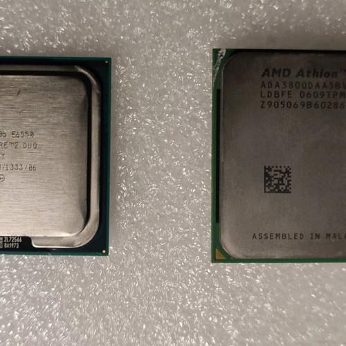 Processors used Intel Pentium 4, Core 2 Duo e6550, AMD Athlon 64 X2