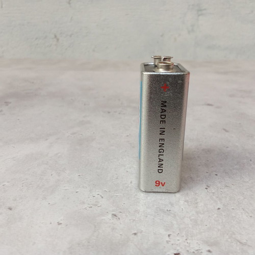 Berec 9 Volt PP3 battery vintage used from 1970s