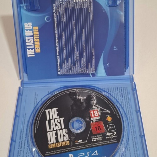 The Last of Us Remastered PS4 game used