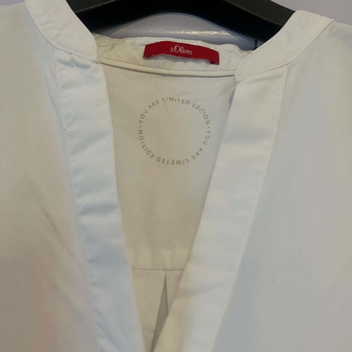 S.Oliver White Women's Tunic Limited Edition, Size L, Like New