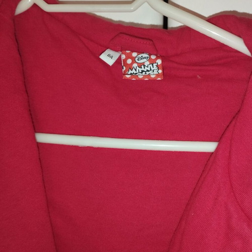 Minnie Disney winter robe like new, warm with hood size 8