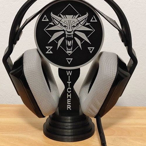 Witcher headset stand new, 3D printed