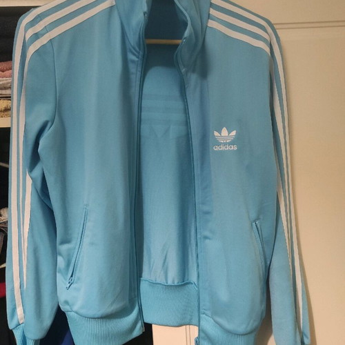 Adidas women's jacket like new, turquoise, size L