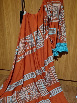 C-Throu summer dress new, colorful, one size