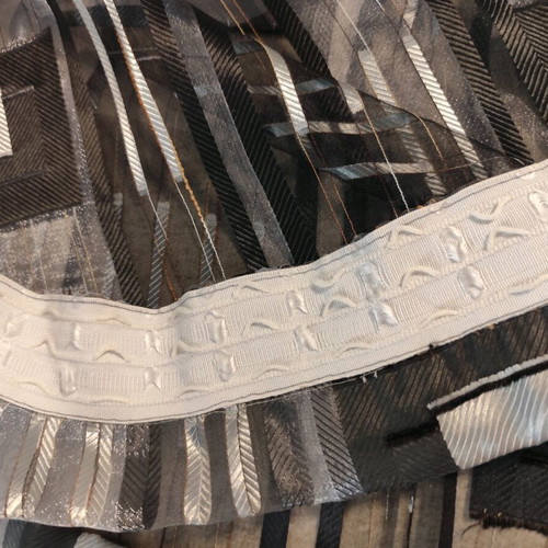 Sheer Curtain used, 2.56m height, 2.92m width, for rail