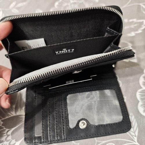 Ynot wallet new, leather, black